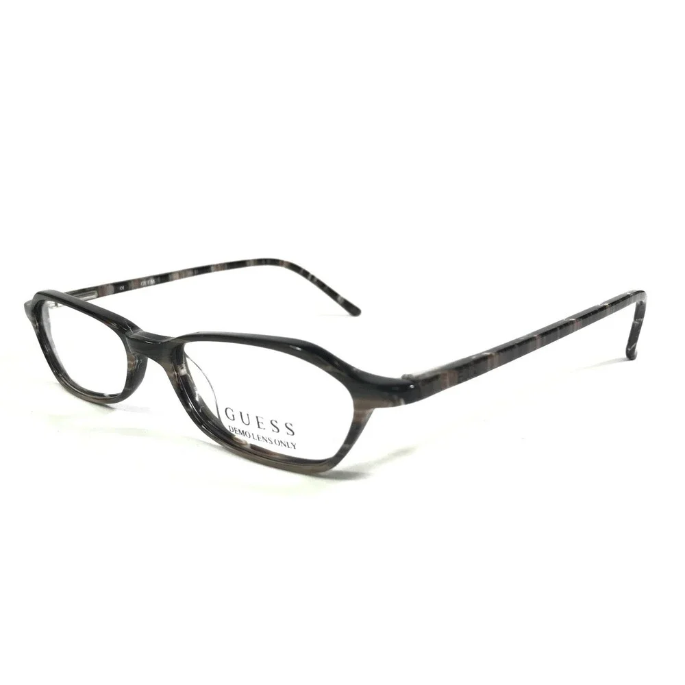 Guess Eyeglasses Frames GU1146 MK Brown Rectangular Full Rim 48-16-140